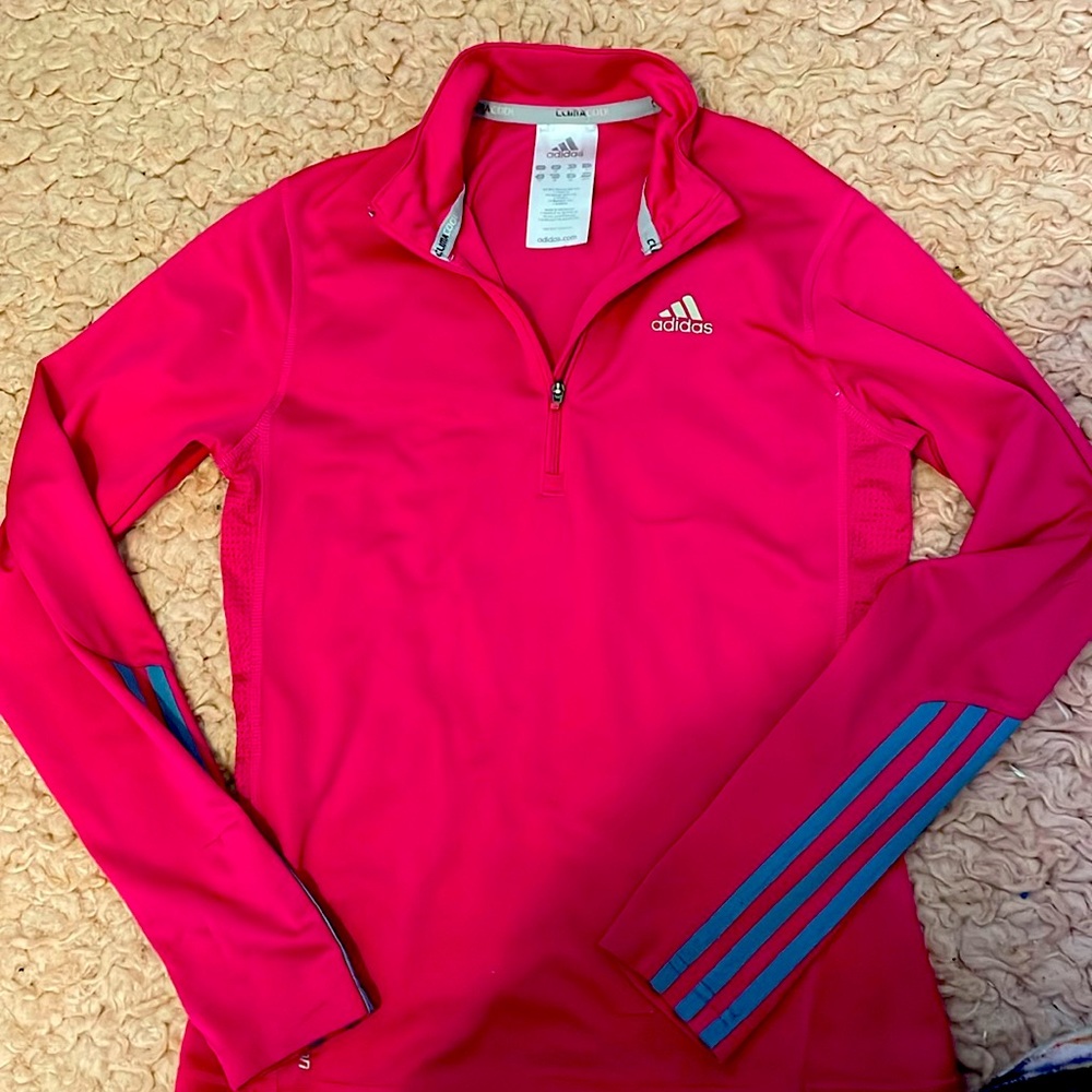 Pink Adidas formotion climawarm cover-up